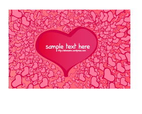 free vector 3 valentine day heartshaped card background vector
